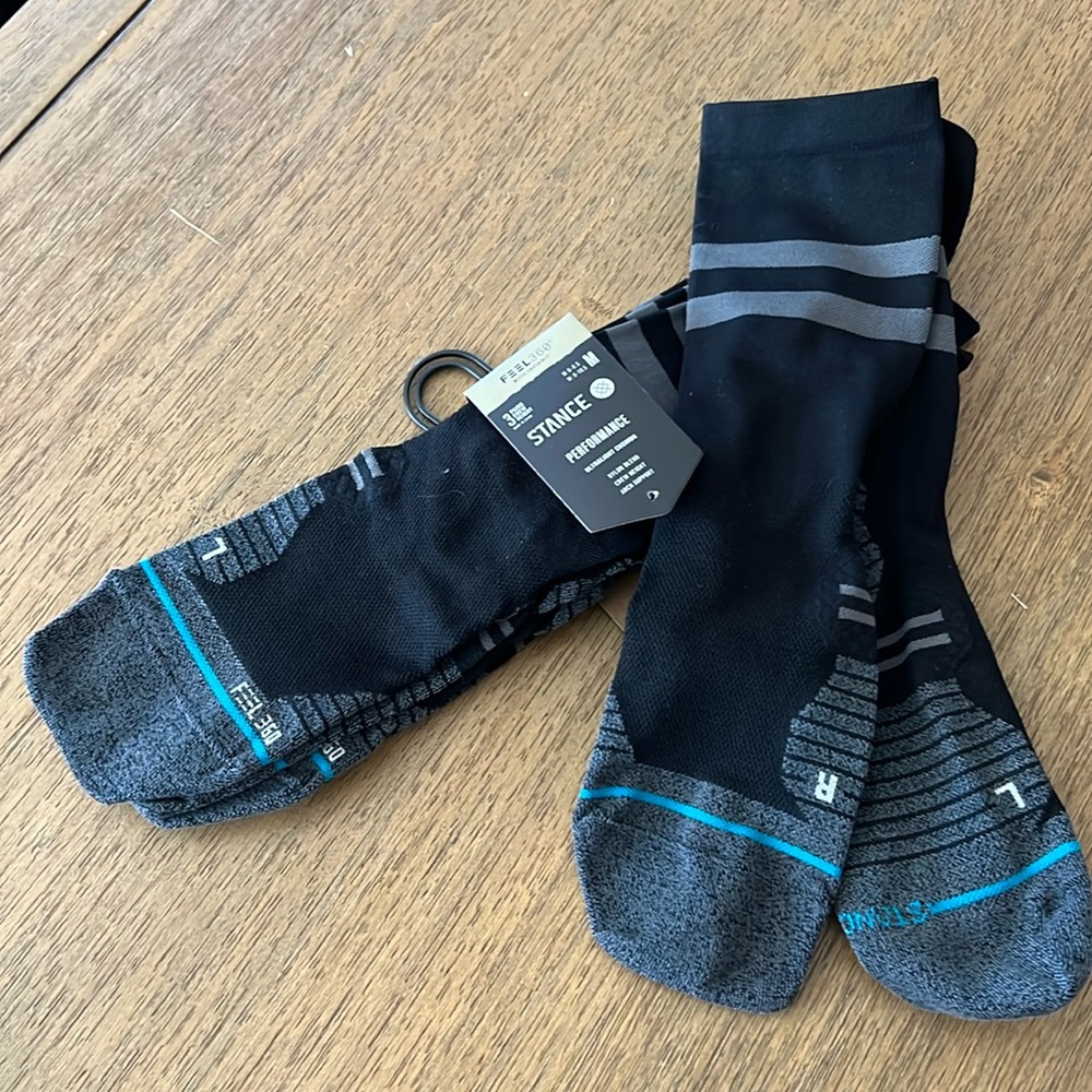 Stance Run Light Crew Socks, 3 pack